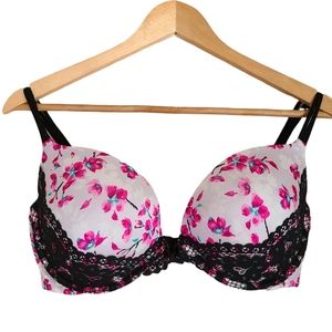 victoria's secret very sexy push up bra floral size 36DD